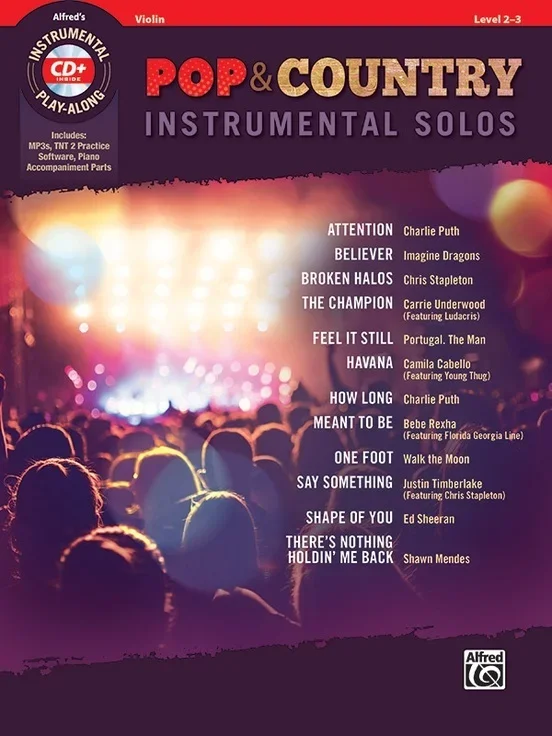 Pop & Country Instrumental Solos Violin Book/CD