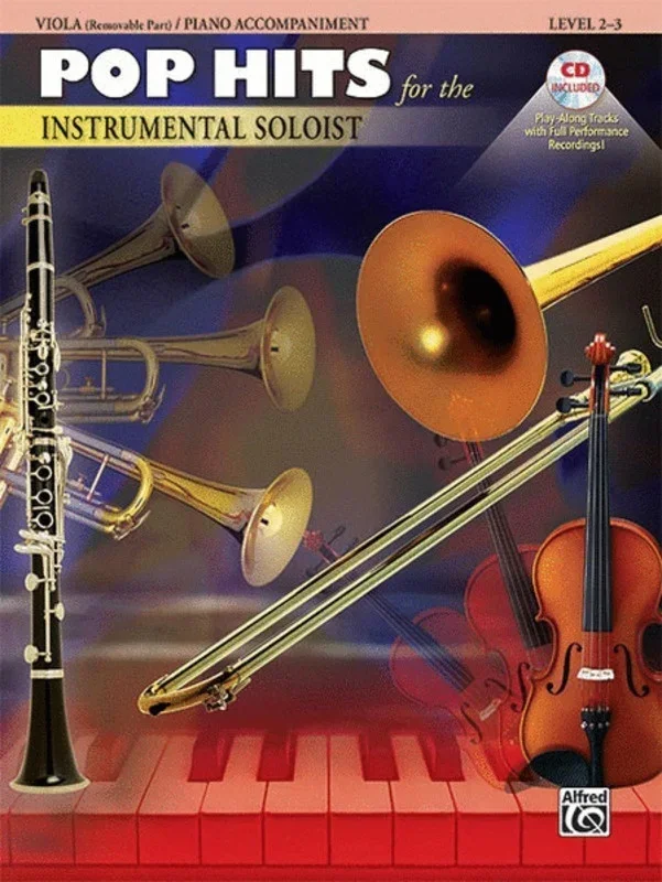 Pop Hits For Instrumental Soloist Book/CD Viola Book
