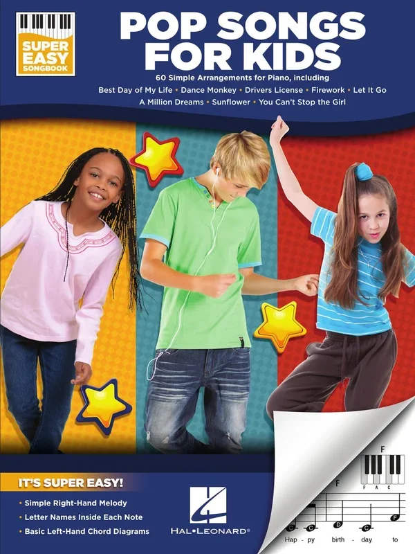 Pop Songs for Kids – Super Easy Piano Songbook