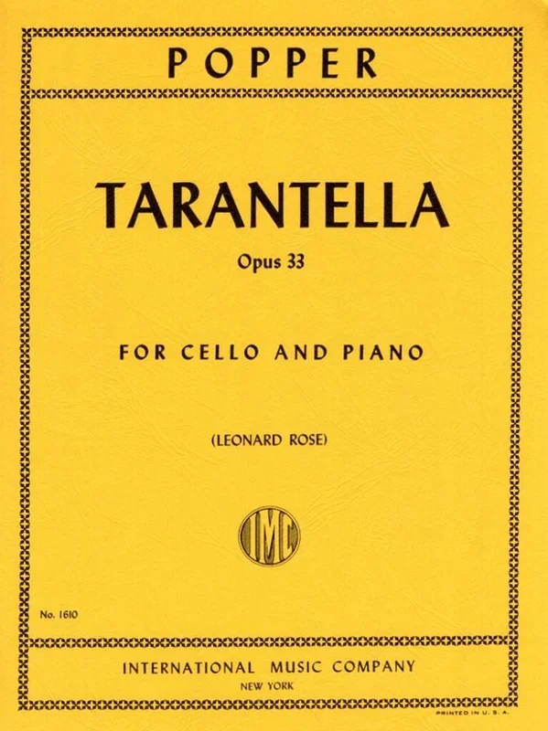 Popper: Tarantella, Op. 33