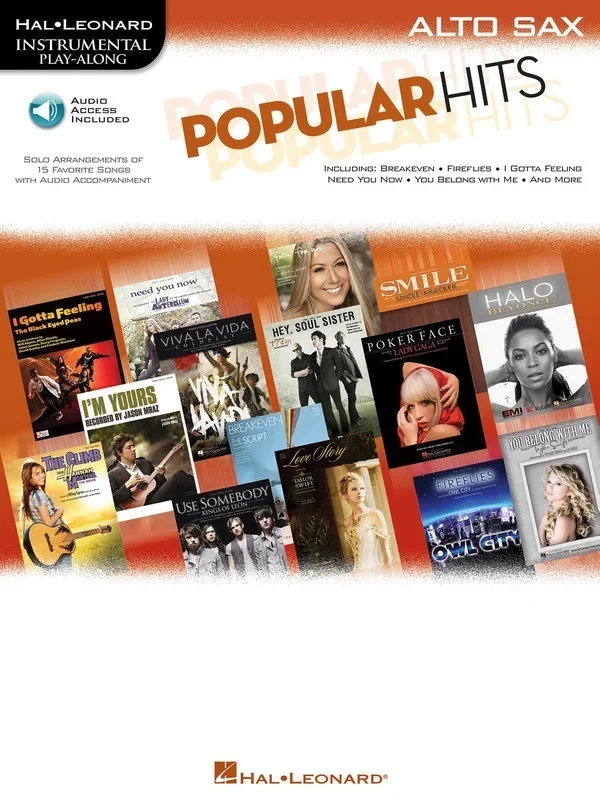Popular Hits Alto Sax Book/Online Audio (Softcover Book/Online Audio)