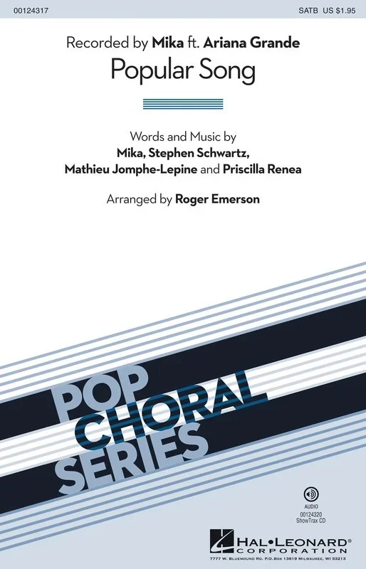 Popular Song 2 Pt (Octavo)