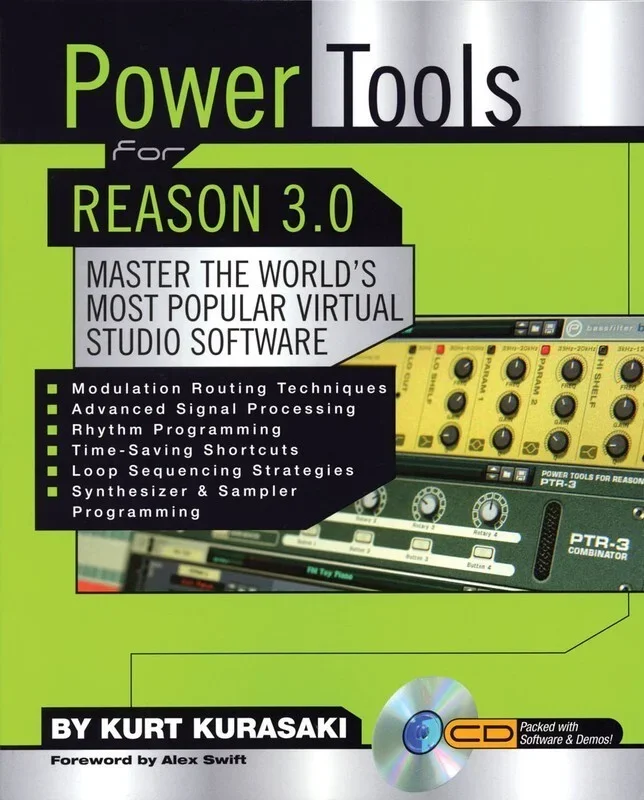 Power Tools For Reason 3.0 Book/CD Rom (Softcover Book/MIDI Disk)