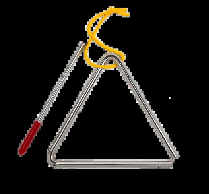 Powerbeat 6 Inch Triangle with Beater and Holder, Model ED252
