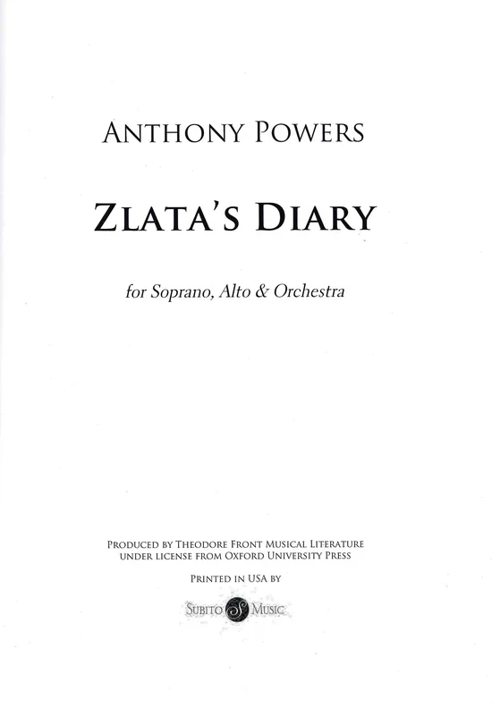 Powers: Zlata’s Diary