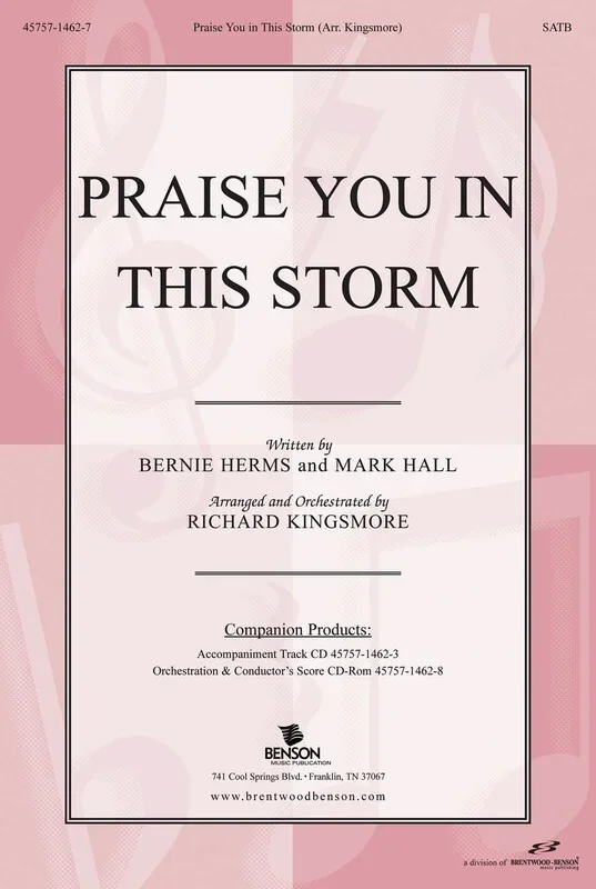 Praise You In This Storm SATB