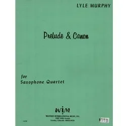 Prelude and Canon – Sax Quartet