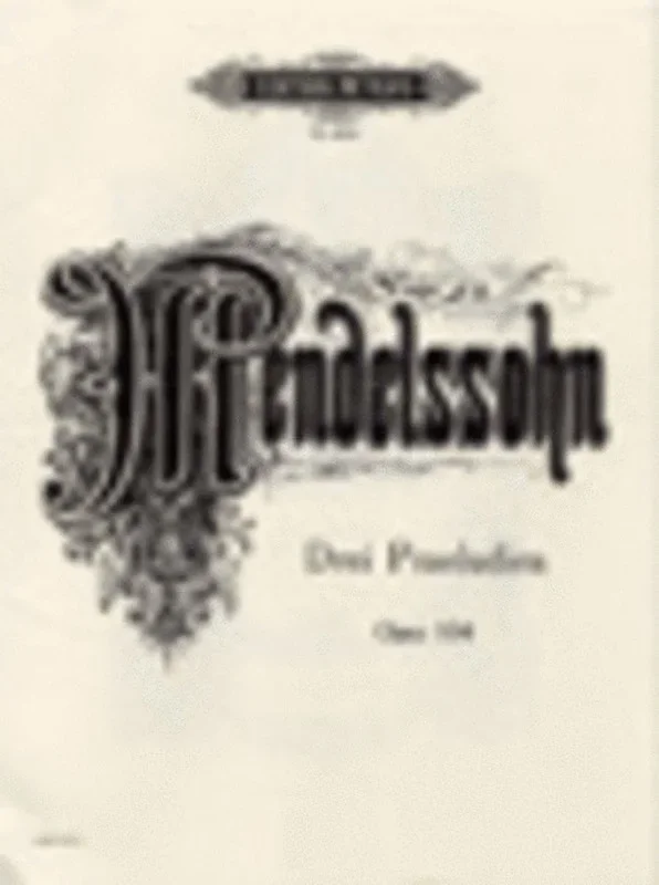 Preludes 3 Op 104A (Softcover Book)