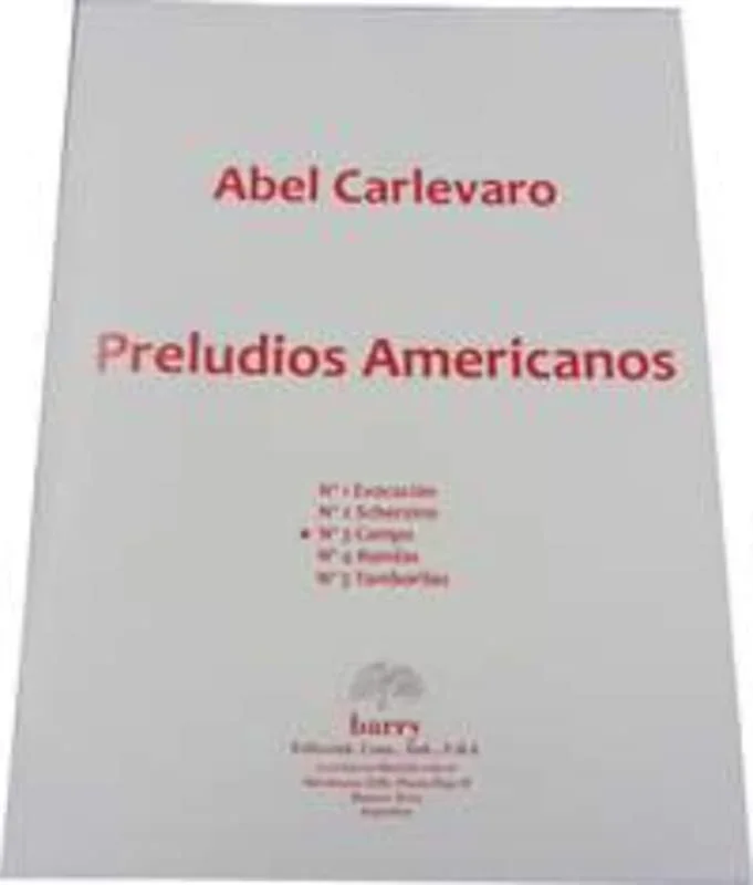 Preludios Americanos No 3 Guitar Book