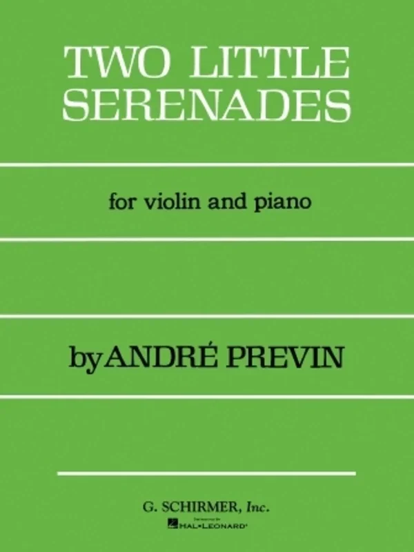 Previn 2 Little Serenades Violin and Piano