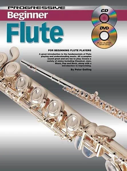 Progressive Beginner Flute Book/CD/DVD Book