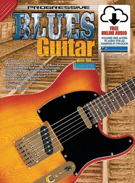 Progressive Blues Guitar Book/Online Video And Audio Book