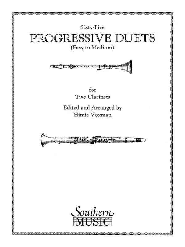 Progressive Duets For Two Clarinets 65 (Softcover Book)