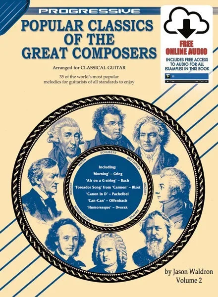 Progressive Popular Classics Of The Great Composers Volume 2 Book/Online Video And Audio Book