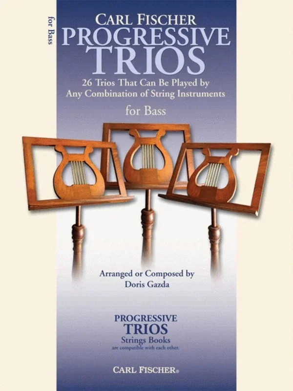 Progressive Trios 26 Bass Arr Gazda Book