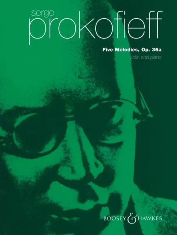 Prokofieff – 5 Melodies Op 35A Violin/Piano (Softcover Book)