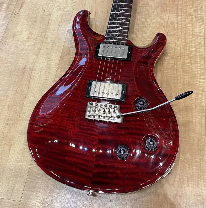 PRS 20th Anniversary Custom 22 Flame 10 Top Transparent Scarlet Red – Used 2005