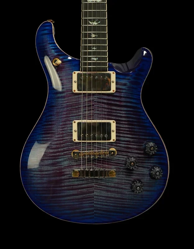 PRS McCarty 594 Wood Library 10-Top – Violet Blue Burst (2021, Bare Knuckle Pickups)