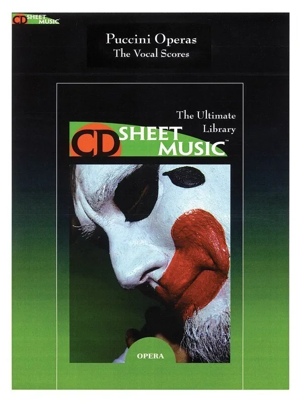 Puccini Operas Vocal Scores CDr Sheet Music (CD-Rom Only)