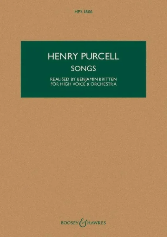 Purcell-Britten: Songs (arr. for high voice & orchestra)