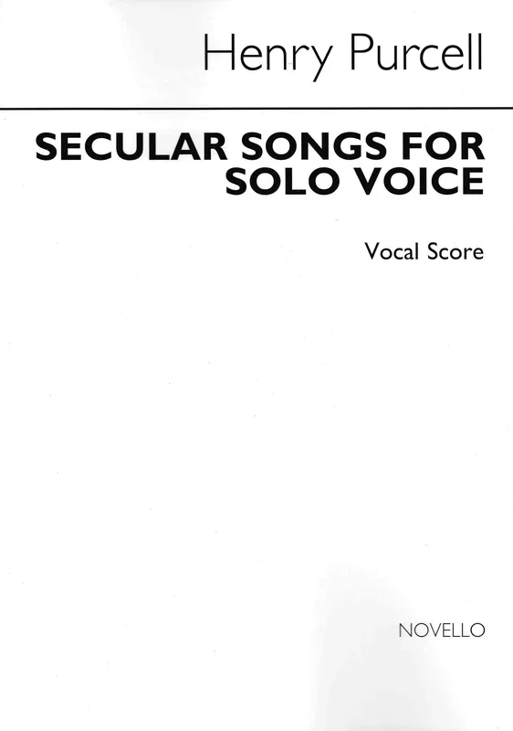 Purcell: Secular Songs for Solo Voice