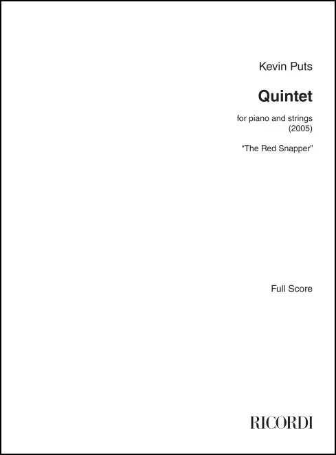 Puts: Piano Quintet (The “Red Snapper “)