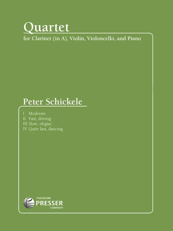 Quartet clarinet Violin Vc Piano