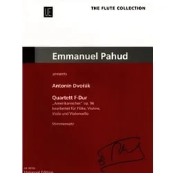 Quartet in F Major “American” Op. 96 – Flute, Violin, Viola, and Cello (Parts)