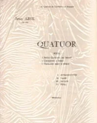 Quartet, Op. 132 – Clarinet Quartet