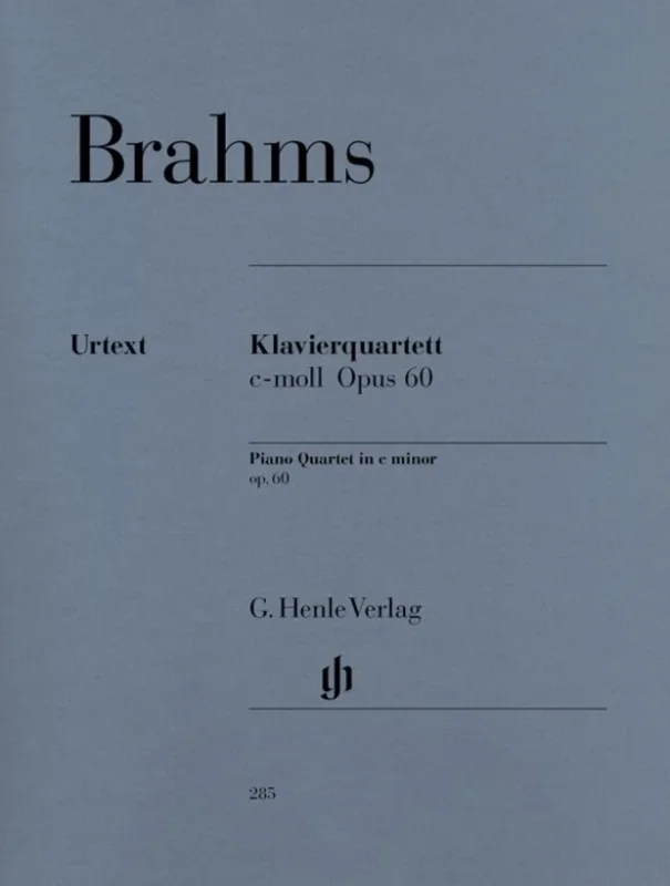 Quartet Op 60 C Min Violin Viola Vc Piano (Set Of Parts) Book
