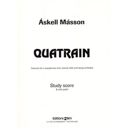 Quatrain – Score and Saxophone Parts
