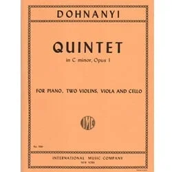 Quintet in C minor, Op. 1 – Piano, Two Violins, Viola and Cello