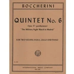 Quintet No. 6, Op. 57 – Two Violins, Viola, Cello and Piano