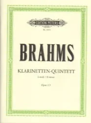Quintet, Op. 115 – Clarinet in A (or Viola) and String Quartet (Parts)