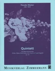 Quintet, Op. 52 – Woodwind Quintet (Score)