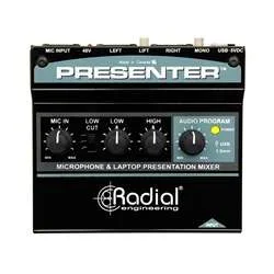 Radial Engineering Presenter Audio Presentation Mixer and USB Interface