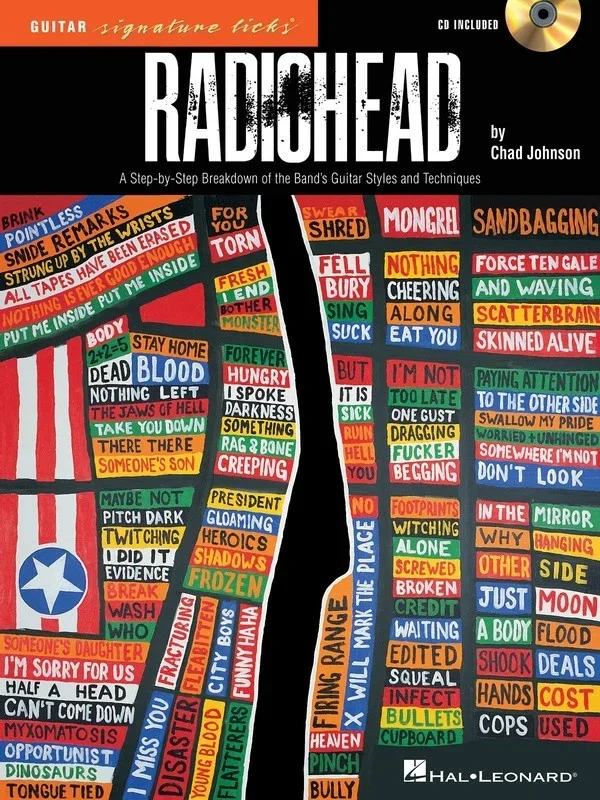 Radiohead Guitar Signature Licks Book/CD (Softcover Book/CD)