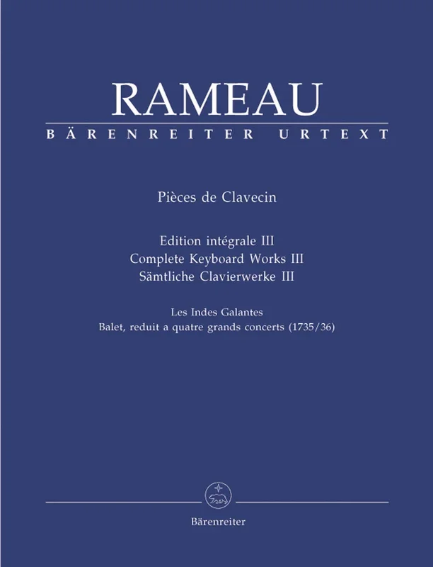 Rameau: Complete Keyboard Works – Book 3