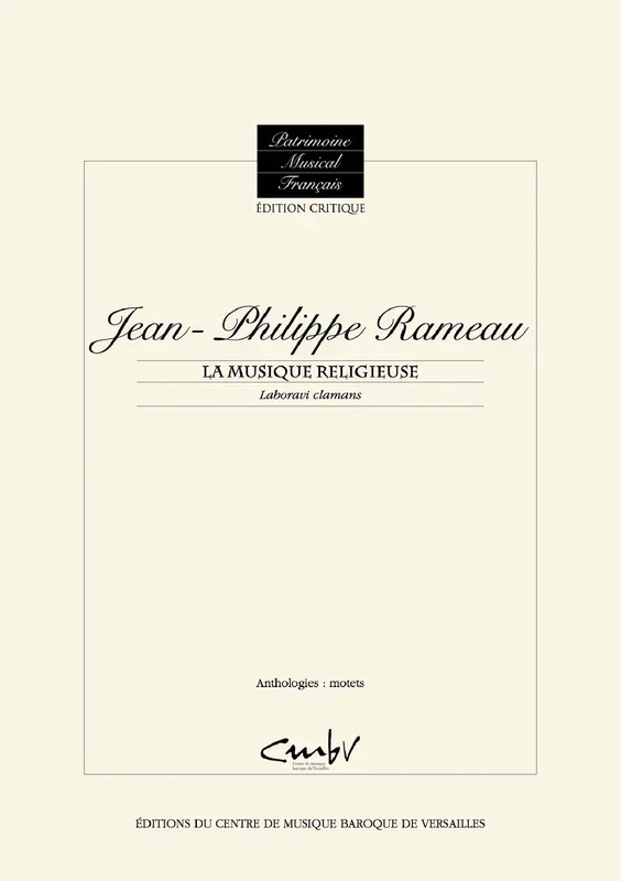 Rameau: Laboravi clamans