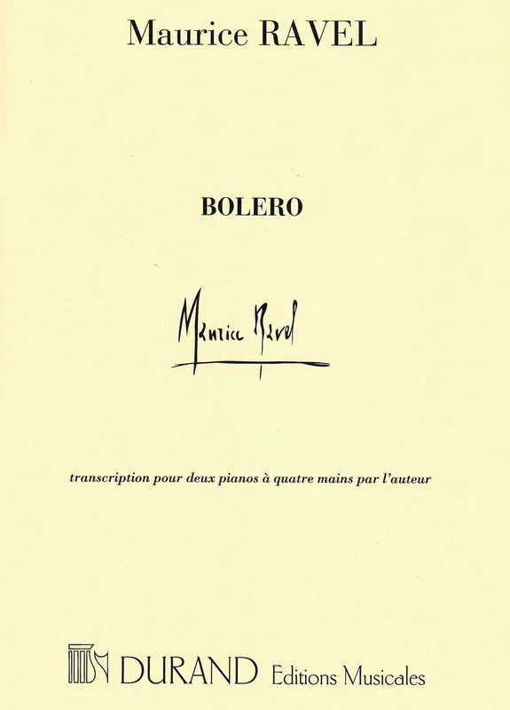 Ravel: Bolero (Version for 2 Pianos)
