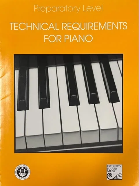 RCM: Technical Requirements for Piano, Preparatory Level (2008 Edition)