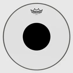 Remo 14″ Controlled Sound ClearTop Black Dot Drum Head