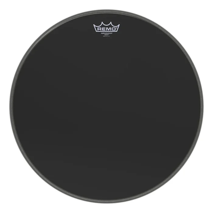Remo Ambassador Ebony Bass Drumhead 18″