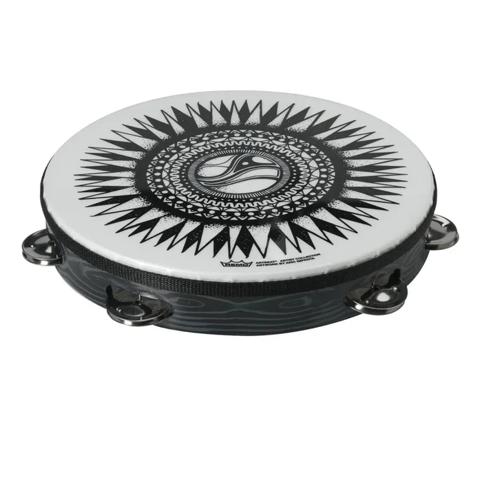 Remo Artbeat Artist Collection Tambourine – Aric Improta New Sun