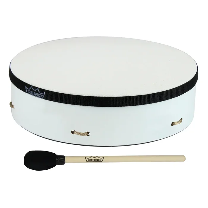 Remo Artdrum Buffalo Drum – White 14″