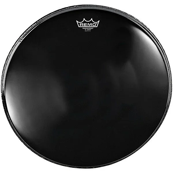 Remo Bass POWERSTROKE 4 EBONY 20″ Diameter With Impact Patch