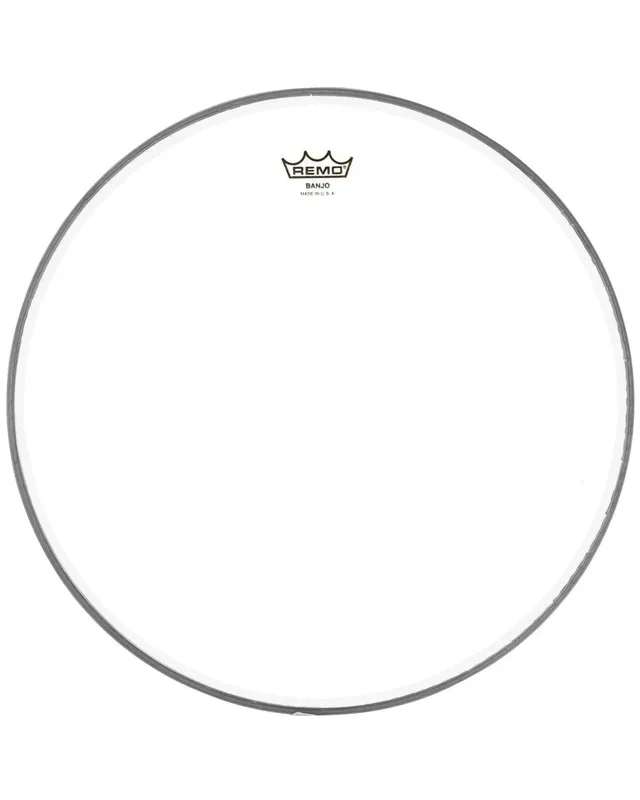 Remo Clear Banjo Head, 10 15/16 Inch Diameter, Low Crown (3/8 Inch)