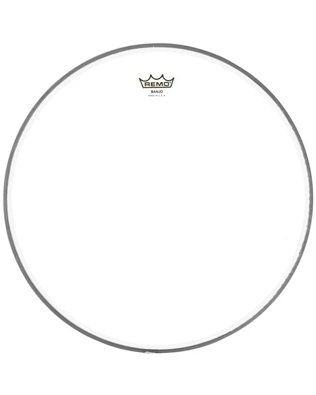 Remo Clear Banjo Head, 11 13/16 Inch Diameter, Medium Crown