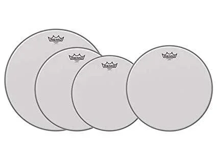 Remo Coated Emperor Drum Head Skin Pack Fusion inc FREE 14″ AMB 10″, 12″, 14″