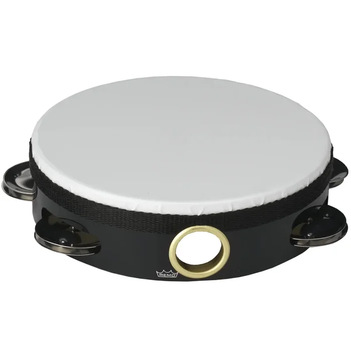 Remo Economy Tambourine – Quadura Black 6″